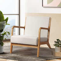 Armchair Lounge Chair Accent Armchairs Couch Sofa Bedroom Wood