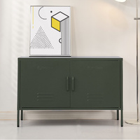 Buffet Sideboard Locker Metal Storage Cabinet