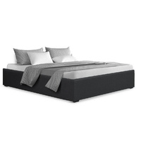 Waroonee Storage Gas Lift Bed Frame without Headboard Fabric