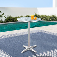 Outdoor Bar Table Indoor Furniture Adjustable Aluminium