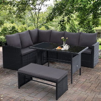 Outdoor Furniture Dining Setting Sofa Set Lounge Wicker 8 Seater