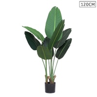 Artificial Green Indoor Traveler Banana Fake Decoration Tree Flower Pot Plant