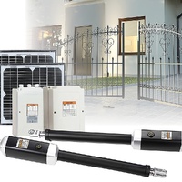 Solar Double Swing Auto Motor Remote Gate Opener