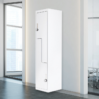Two-Door L-shaped Office Gym Shed Storage Lockers
