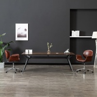 Swivel Office Chair Faux Leather