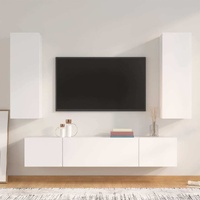 Greymouth 4 Piece TV Cabinet Set Engineered Wood