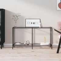 Console Table Transparent Tempered Glass