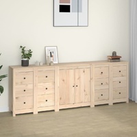 Sideboard 230x35x80 cm Solid Wood Pine