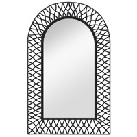 Wall Mirror Arched Black