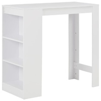 Bar Table with Shelf 110x50x103 cm
