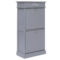 Shoe Cabinet 50x28x98 cm Paulownia Wood