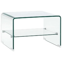 Coffee Table Clear Tempered Glass
