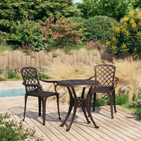 Bistro Set Cast Aluminium