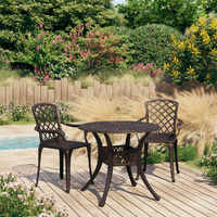 Bistro Set Cast Aluminium