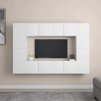 Oshkosh 8 Piece TV Cabinet Set Engineered Wood