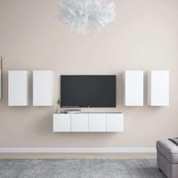 Pagnell 6 Piece TV Cabinet Set Engineered Wood