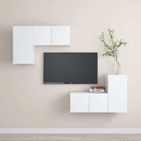 Stoneham 4 Piece TV Cabinet Set Engineered Wood