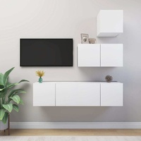 Chamblee 4 Piece TV Cabinet Set Engineered Wood