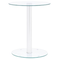 Coffee Table Transparent 40 cm Tempered Glass