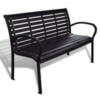 Garden Bench Steel and WPC