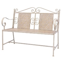 Garden Bench 115 cm Steel