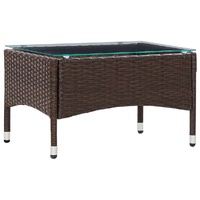 Coffee Table 60x40x36 cm Poly Rattan