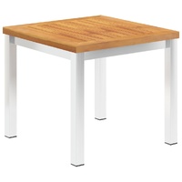 Garden Side Table 45x45x38 cm Stainless Steel