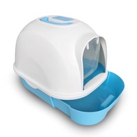 Large Hooded Cat Toilet Litter Box Tray House With Drawer and Scoop