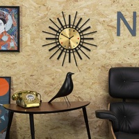 Newgate Stingray Wall Clock Black