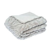 Rita Faux Mohair Throw Rug 130 x 160cm