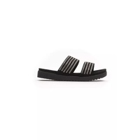 Two-Strap Rhinestone Low Sandal with 3 cm Heel Women