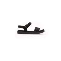 Rhinestone Ankle Strap Low Sandal with 3cm Heel