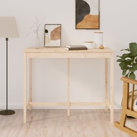 Bar Table Solid Wood Pine