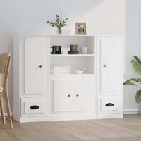 Highboards 3 pcs Engineered Wood