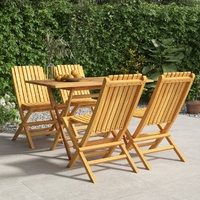 Garden Dining Set Solid Wood Teak
