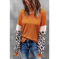 Azura Exchange Patchwork Sequin Long Sleeve Top