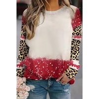 Azura Exchange Leopard Tie-Dye Long Sleeve Top