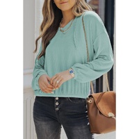 Azura Exchange Loose Fit Ribbed V Neck Hoodie