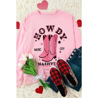 Azura Exchange NASHVILLE Vintage Western Sweatshirt