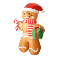Christmas Inflatable Outdoor Gingerbread Man 2.5M - Model-DED7CF