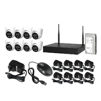 Wireless Security Camera System Set Round - Model-5F64A1