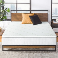 Memory Foam Mattress Topper Cool Gel Bed Mat Bamboo 10cm Double