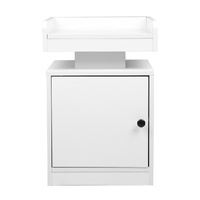 Bedside Table USB Charger Outlet RGB White - Model-4C4D88