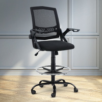 Office Chair Drafting Stool Mesh Chairs Black