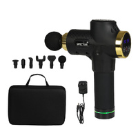 Massage Gun 6 Heads Electric Black - Model-612FDB