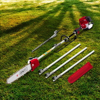 40CC Pole Chainsaw Hedge Trimmer 12in Chain Saw 4-Stroke 4.3m Long Reach