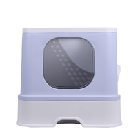 Cat Litter Box Fully Enclosed Toilet Purple - Model-A2B51E