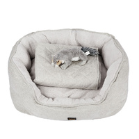 Pet Bed Set Dog Cat Quilted Blanket X-Large Beige - Model-F2F970