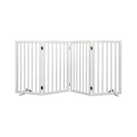 Wooden Pet Gate Dog Fence Safety White 800x 3MM - Model-1A1331