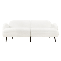 Cloud Sofa 3 Seater Sherpa Fleece White - Model-2D74B1
